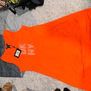 DKNY orange summer dress
